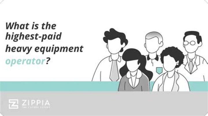 What is the highest paid heavy equipment operator?