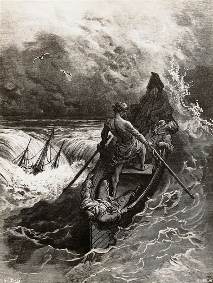 What is the line in the Rime of the Ancient Mariner?