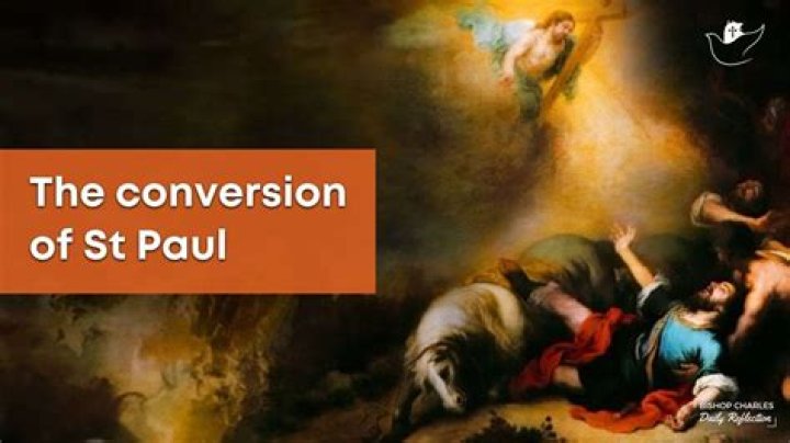What is the line of conversion of St Paul painting?