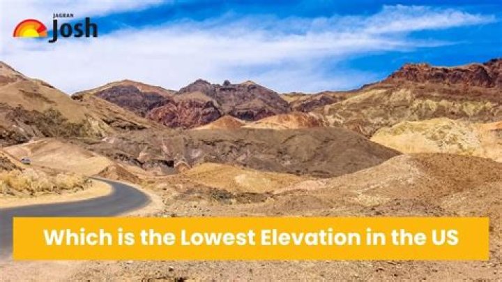 What is the lowest elevation in Africa?