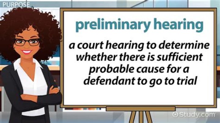 What is the main purpose of the preliminary hearing