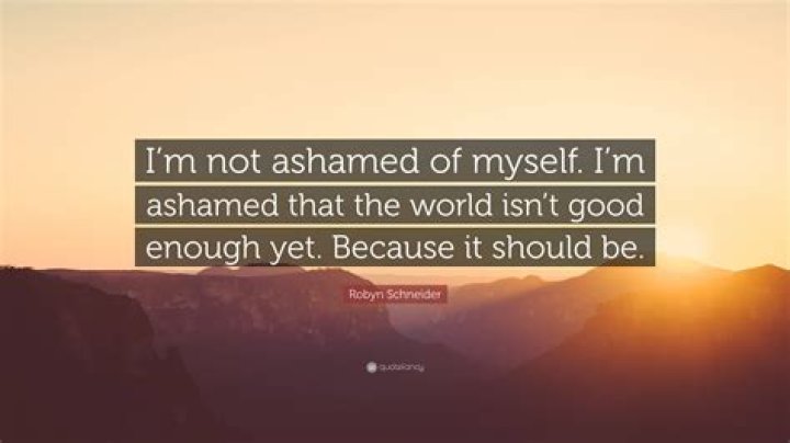 What is the meaning of you should be ashamed of yourself?