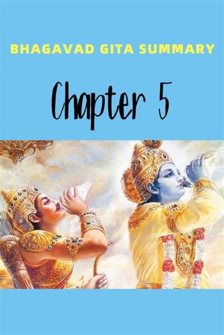 What is the name of 5th chapter of Bhagavad Gita?