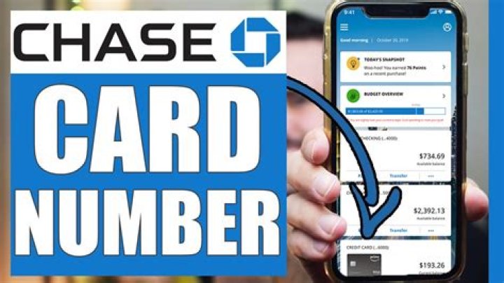 What is the phone number for Chase Credit Card?