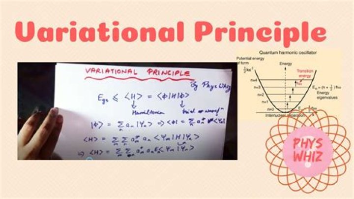 What is the principle of variational method?