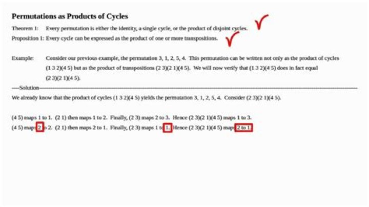 What is the product of transpositions?