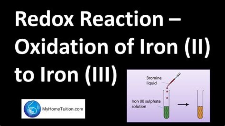 What is the redox potential of iron?