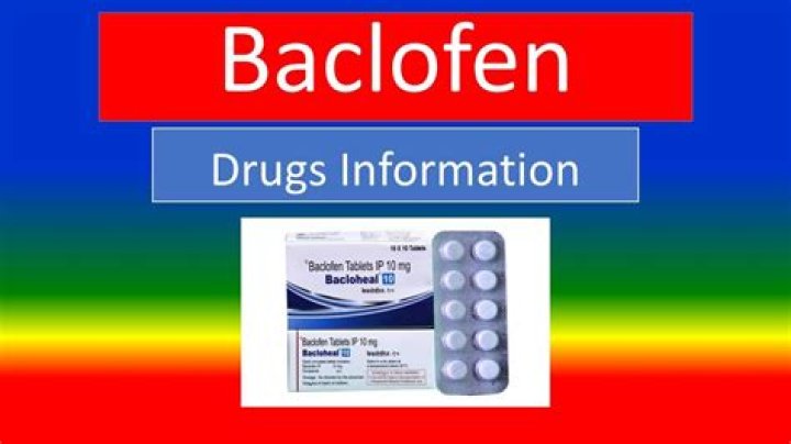 What is the trade name for baclofen?