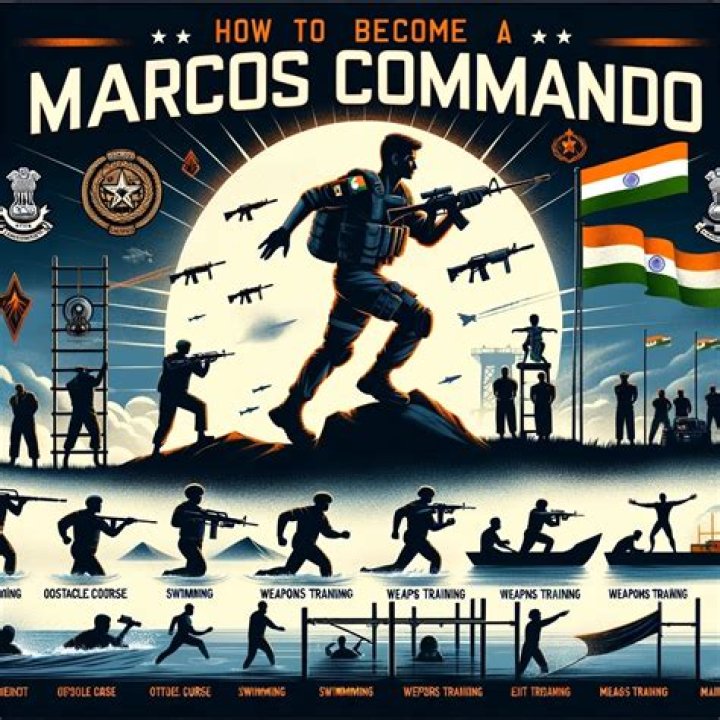What is the training of Marcos commando?