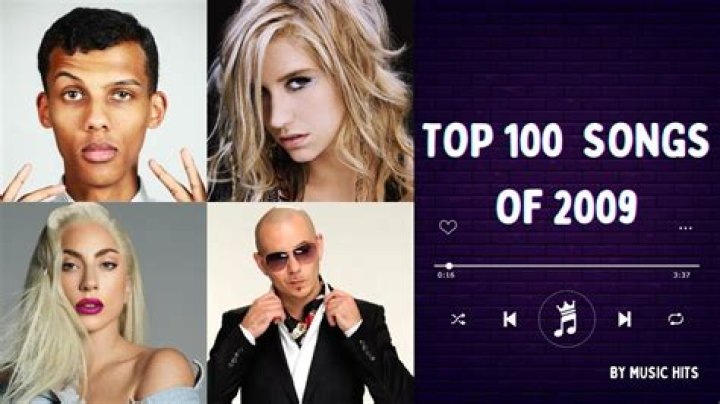 What popular songs came out 2009