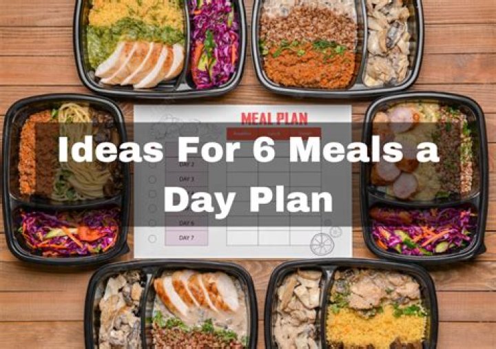 What should I eat for 6 meals a day?