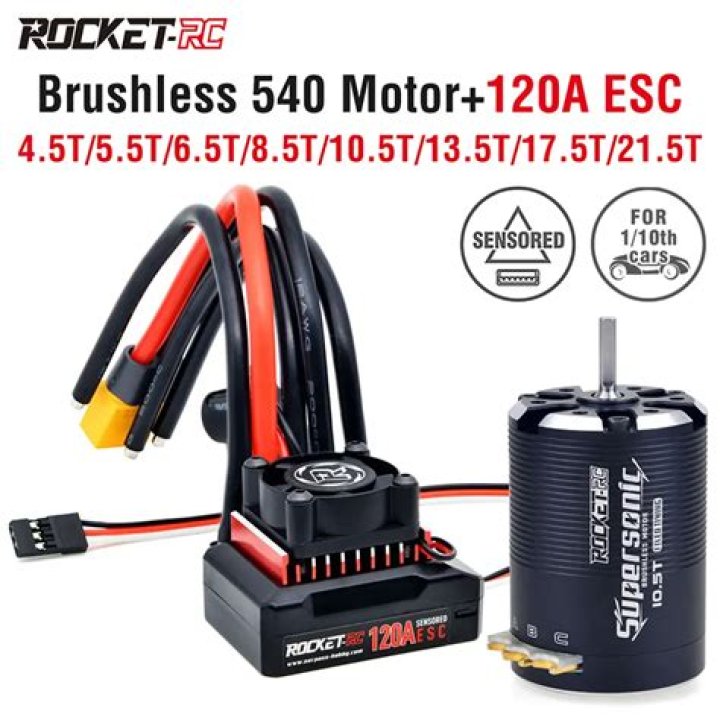 What size is a 540 brushless motor?