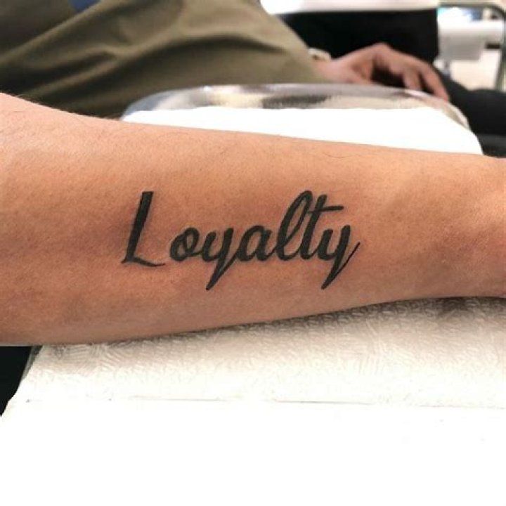 What tattoo symbol means loyalty?