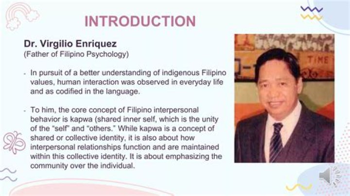 What Virgilio Enriquez says about the Filipino psychology?