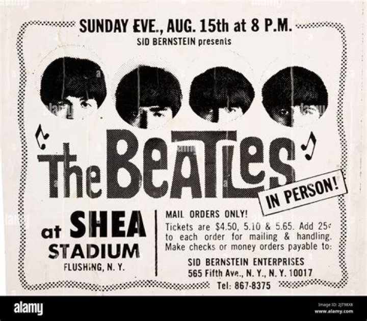 What was the most expensive ticket price to see The Beatles in New York at Shea Stadium in 1965?