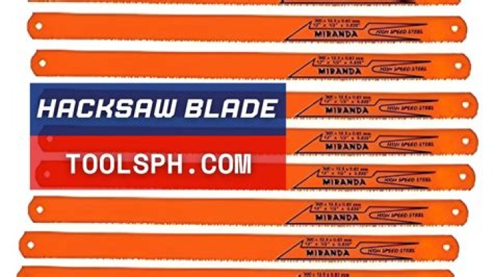 What way does a hacksaw blade go