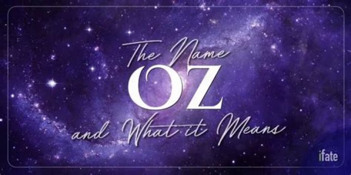 Whats does oz mean?