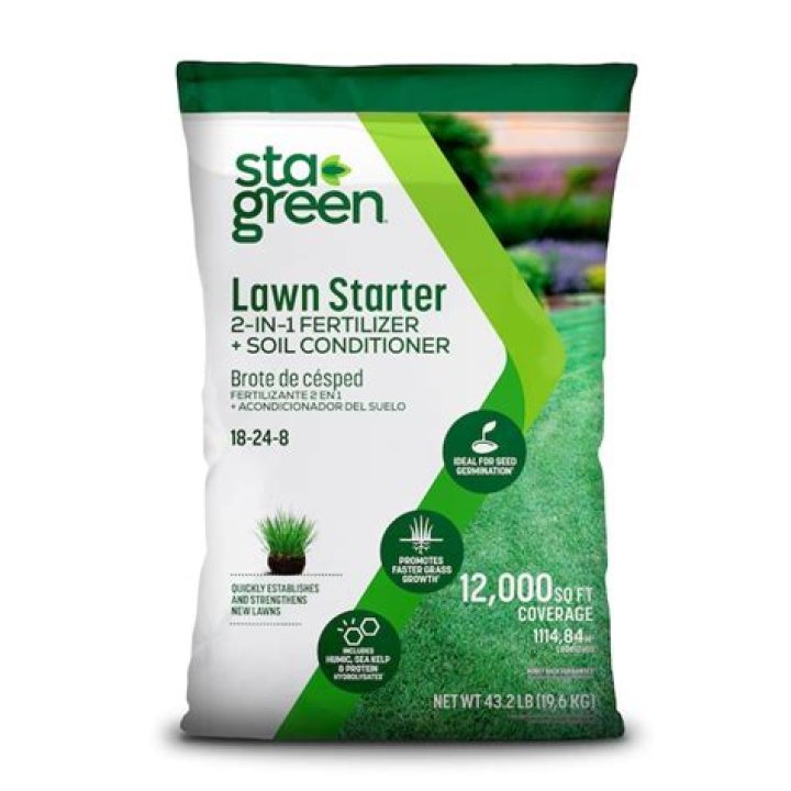 When should I use lawn starter fertilizer