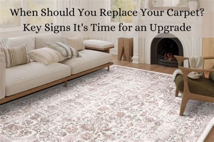 When should you replace or clean carpet