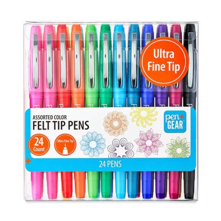 When were felt tip pens invented?
