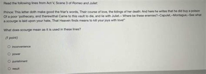 Where be these enemies Capulet Montague see what a scourge is laid upon your hate that heaven finds means to kill your joys with love