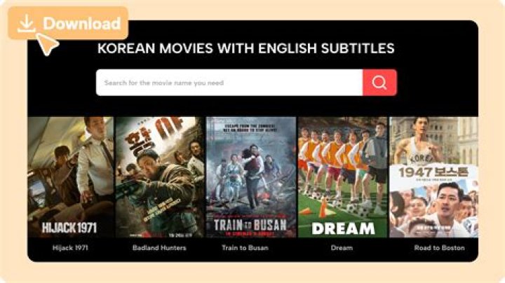 Where can I download Korean movies with English subtitles?