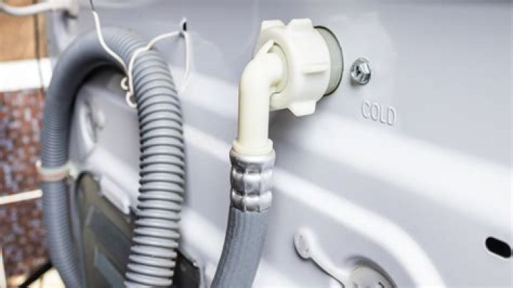 Where is the washer drain hose