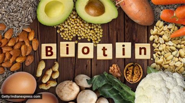 Which Indian food contains biotin?