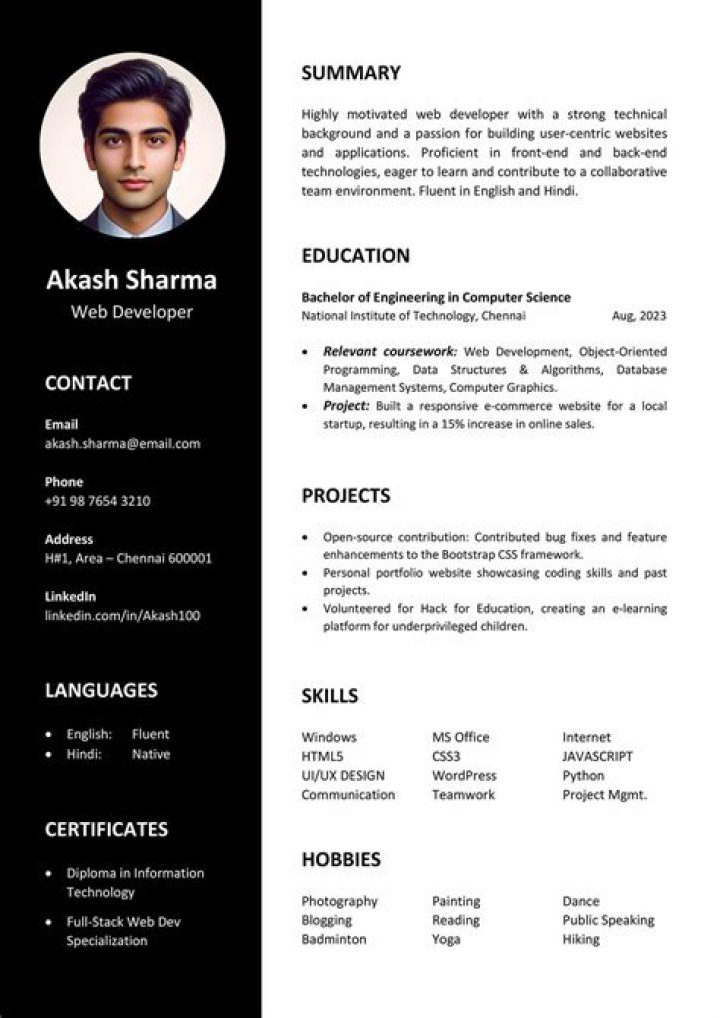 Which resume template should I use for my resume?