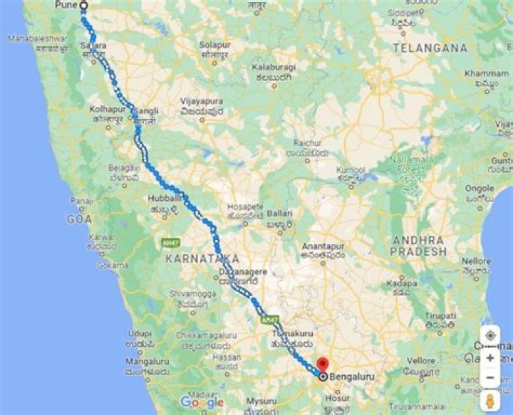Which route is better from Bangalore to Madikeri?