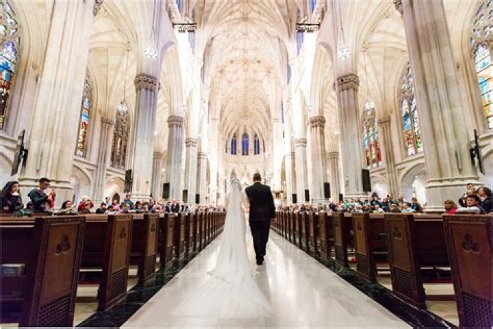 Who got married at St Patricks Cathedral?