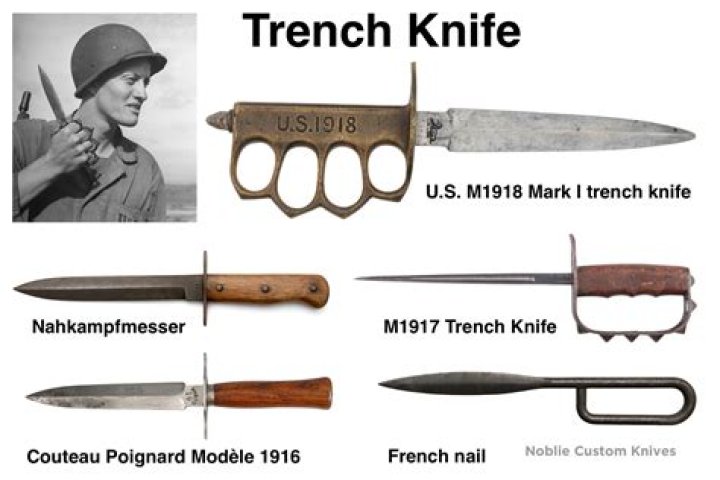 Who made the mark 1 trench knife?