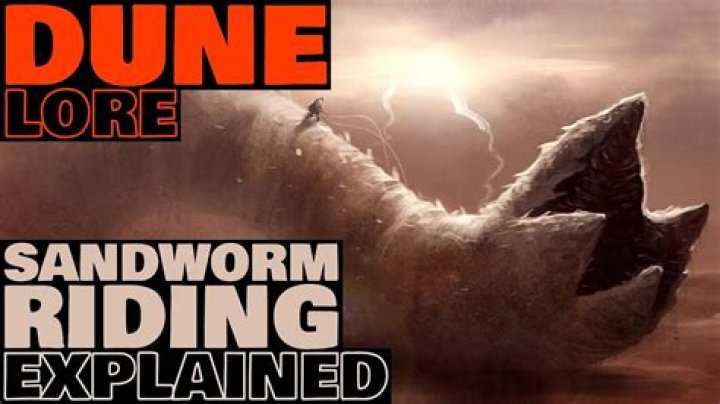 Who was riding the sandworm at the end of Dune?