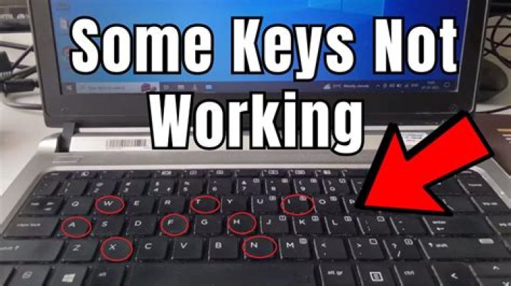 Why are some of the keys on my Asus laptop not working?