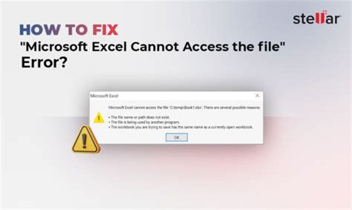 Why does excel say its locked by another user?