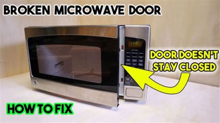 Why does my microwave hum when I close the door?