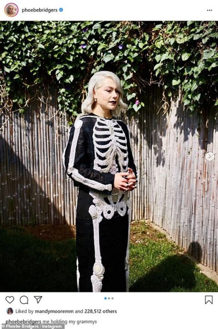 Why does Phoebe Bridgers wear a skeleton onesie?