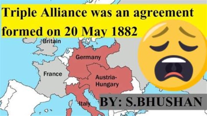 Why was the triple alliance formed?