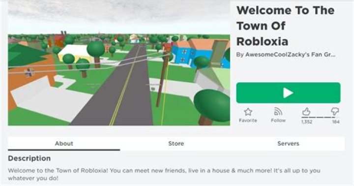 Why was welcome to the town of Robloxia deleted?