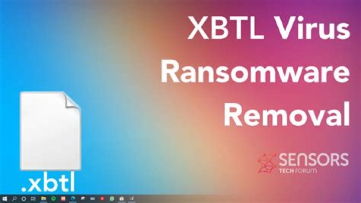 XBTL Virus 🔐 (.XBTL Files) — How to Remove?